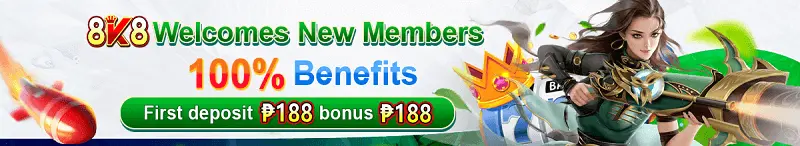 8k8 100% welcome bonus